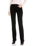 NYDJ Women's Marilyn Straight Leg Jean, Black, 2