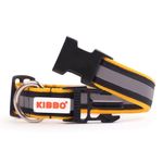 Kibbo Reflective Premium Dog Collar for Large to Extra Large Dogs (Large, Pack of 1)