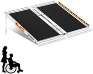 Wheelchair Ramps 2FT, gardhom Aluminum Extra Wide 31.3” Folding Threshold Ramp for Home Steps Doorway Stair