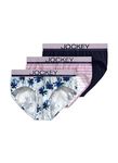 Jockey Men's Underwear Casual Cotton Stretch Brief - 3 Pack, Teal Ocean Palms/True Navy/Vacation Stripe, L