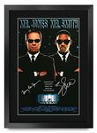 HWC Trading A3 FR Men In Black Movie Poster Will Smith Tommy Lee Jones Signed Gift FRAMED A3 Printed Autograph Film Gifts Print Photo Picture Display