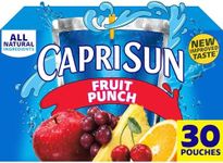 Capri Sun Fruit Punch, 30 pack, packaging may vary