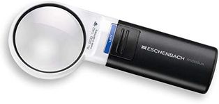 Eschenbach Mobilux 15115 LED Illuminated 5X Magnifier - 58 mm Diameter Lens