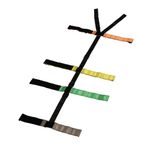 Dixie Ems 010308 Spineboard, 10 Point Reflective Color Coded Spider Strap Type System