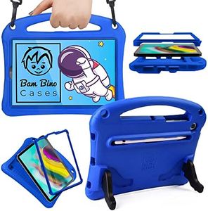 Bam Bino Space Suit [Rugged Kids Case] for Samsung Galaxy Tab S5e 10.5 | Designed in Australia, for Children | Stylus Holder, Screen Guard, Strap (Galactic Blue)