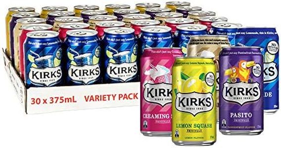 Kirks Variety Soft Drink Multipack Cans 30 x 375mL
