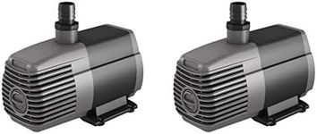 Active Aqua AAPW1000 92W 1000 GPH Submersible Indoor/Outdoor Hydroponic Aquarium Pond Water Pump w/ 6ft Power Cord for 55 Gallon Reservoirs, 2 Pack