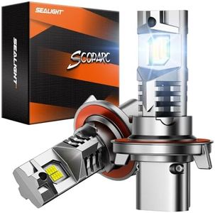 SEALIGHT 9008/H13 Fog Lamps 80,000LM for ATVs & Powersports, 2026 Version, 9×Brightness S7S Series Wireless H13 Fog Bulbs 1:1 Real Size 10 Years Lifespan- Pack of 2