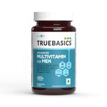 TrueBasics Advanced Multivitamin For Men (30 Tablets) | With Ashwagandha, Gokhru & Kawach, Vitamin D3 and Multiminerals | For Immunity, Energy, Strength & Stamina