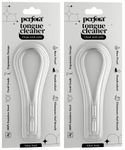 Perfora Silver Steel Tongue Cleaner For Men And Women | For Fresh Breath Improved Taste Sense & Bacteria Removal