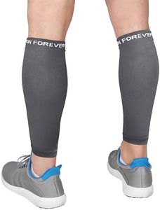 Run Forever Calf Compression Sleeves for Men and Women - Leg Compression Sleeve - Footless Compression Socks for runners