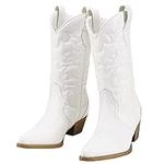 Rollda Women's Western Cowboy Boots