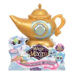 Magic Mixies Magic Genie Lamp with Interactive 8 inch Blue Plush Toy & 60+ Sounds and Reactions: Perform The Magic Steps to Unlock a Magic Ring & Reveal a Blue Genie Mixie From the Real Misting Lamp