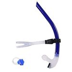 Swim Snorkel for Lap Swimming,Adult Swimmers Snorkeling Gear for Swimming Snorkel Training in Pool and Open Water,with a swimming nose clip