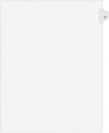 Avery Legal Dividers, Premium Individual Tab Titles, Letter Size, Side Tabs, 27, Pack of 25 (01027)