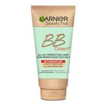 Garnier BB Cream Anti-Aging with Hyaluronic Acid & Aloe Vera, 5-in-1 Skin Perfector, Light/Medium Tone, 50ml