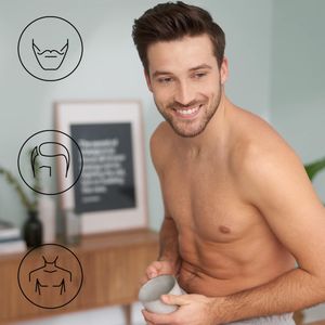 Panasonic Beard Trimmer for Men – Adjustable Length, Grey