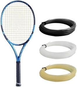 Babolat Pure Drive 110 Tennis Racquet - Strung with 16g Black Syn Gut at Mid-Range Tension (4 3/8" Grip)