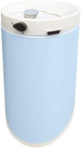 JM ·YIPENG Diaper Pail, Airtight Odor Control Baby Diaper Bin with Childproof Lock, Stainless Steel Garbage Pail with lid, 15 Liter/ 4 Gallon Compact Nursery Trash Can with Removal Inner Liner, Blue