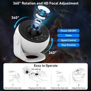 YunLone Home Planetarium Projector – Star Night Light for Kids Bedroom