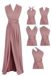 Edaydress Full Length one Dress with Over 100 Styles Multi Ways wrap Convertible Infinity Plus Size Slit Bridesmaid Dresses