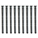 Winn Dri-Tac Oversize (+1/8) Dark Gray - 9 Piece Golf Grip Bundle
