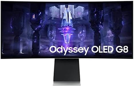 SAMSUNG 34-Inch Curved OLED Odyssey G8 Gaming Monitor- (LS34BG850SNXZA)