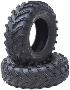 GarveeTech AtTV Tires, All-Terrain Tires Set of 2, 6PR Atv Tire Puncture And Abrasion Resistant for Off-Road, Optimum Grip Pattern for Enhanced Off-Road Handling