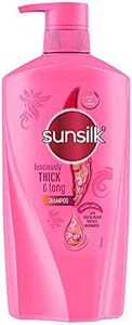 Sunsilk Lusciously Thick & Long Shampoo 650 ml, With Keratin, Yoghut Protein and Macadamia Oil - Thickening Shampoo for Fuller Hair