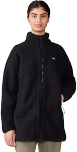 Mountain Hardwear Women's Standard HiCamp Fleece Long Full Zip, Black, X-Large