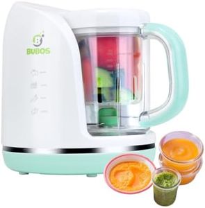 Bubos Baby Food Maker, Baby Food Processer, 5-in-1 Function, Steamer, Blender, Cooker, Masher, Puree
