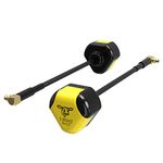 MMCX FPV Antenna VTX Antenna SpeedyBee RHCP 5.8 GHz 2.8dBi Antenna for FPV TX/RX/VTX, 2PCS