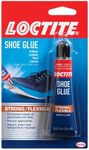 Loctite Shoe Glue, Strong & Flexible Fabric Glue, Resistant to Water, Impact, & Vibrations, Dries Clear - 0.6 fl oz Bottle, 6 Pack