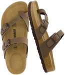 CUSHIONAIRE Luna Sandals for Women,