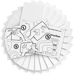Hiwhy 32 Pack Puzzle Saver Glue Sheets – Peel & Stick Adhesive Sheets for 4 x 1000 Piece Puzzles, No Mess Puzzle Saver for Framing & Display
