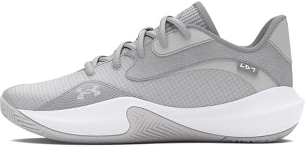 Under Armour Unisex Lockdown 7 Low, (101) Halo Gray/Distant Gray/Halo Gray, 10.5, US
