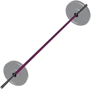Tribe WOD Olympus Barbell Bar & Weight Bar - Bend-proof, Multipurpose Cerakote Weightlifting Barbell - Black Cherry (Men)