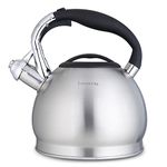 Easyworkz Whistling Stovetop 2.3l Tea Kettle Food Grade Stainless Steel Hot Water Tea Pot with Loud Whistle