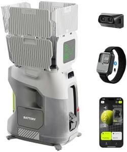 TENNIIX PRO Smart App & Voice Control AI Tennis Ball Machine, LED Display