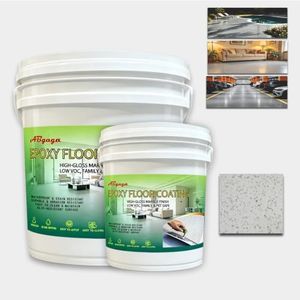 Abgaga Epoxy Floor Paint for Concrete,Light Gray, 420 Fl Oz