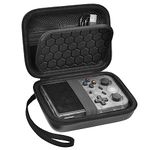 PAIYULE Travel Case Compatible with RG353V/ RG35XX/ RG353VS/ R36S Retro Handheld Game Console, Handheld Emulator Storage Holder Organizer, Android Game Console Carrying Bag (Box Only) (Black)