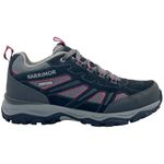 Karrimor Womens Mount Low Ladies Walking Shoes Waterproof Lace Up Hiking Black/Pink 4.5 (37.5)