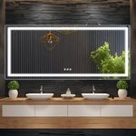 LED Bathroom Mirror with Front and 