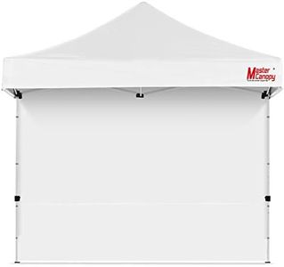 MasterCanopy Instant Canopy Tent Sidewall for 10x10 Pop Up Canopy,1 Pack (10x10 Feet, White)