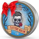 Viking Revolution Tattoo Care Balm for Before, During & Post Tattoo – Safe, Natural Tattoo Aftercare Cream – Moisturizing Lotion to Promote Skin Healing (1oz, 1 Pack)