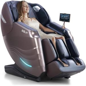 RELX 2026 Massage Chair Full Body, Body Scan, Zero Gravity Recliner, Brown