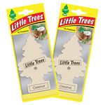 LITTLE TREES Car Air Freshener Twin Pack - Coconut