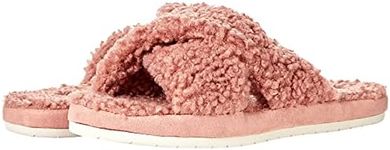 Skechers Women's Cozy Slide Slipper, Rose Sherpa Faux Fur, 5 UK