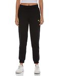 Puma Women's Regular Track Pants (84785701 Black_XL)