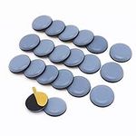 Furniture Sliders, 20 Pieces Self Adhesive Teflon Chair Leg PTFE Glides for Furniture Easy Movers